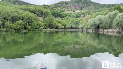 Çubuk Karagöl Tabiat Parkı, doğa manzarasıyla ziyaretçilerinden tam not alıyor