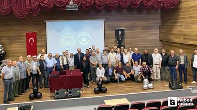 Beypazarı'nda 3 ilçenin muhtarlarına bilgilendirme eğitimi verildi