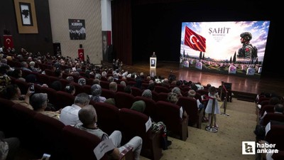 Mamak'ta şehitlerin hatıralarının anlatıldığı "Şahit" belgeselinin gösterimi yapıldı
