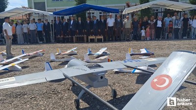 Beypazarı'nda İHA festivaline katılanlara sertifikaları verildi