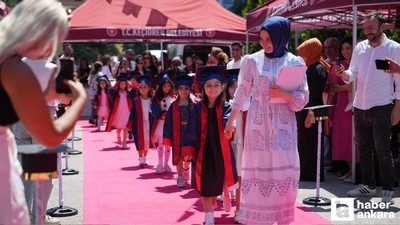 Keçiören Belediyesi Çocuk Gelişim Merkezlerinde mezuniyet coşkusu
