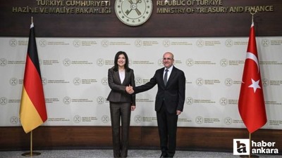 Bakan Şimşek, Reiche ile Ankara'da bir araya geldi
