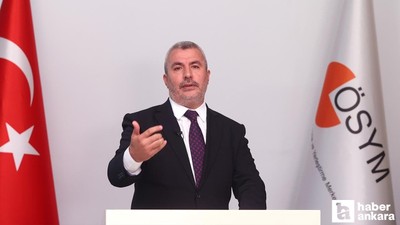 ÖSYM Başkanı Ersoy'dan AYT ve YDT için uyarı!