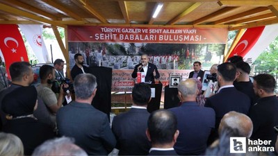 Keçiören'de anlamlı buluşma: Şehit babaları unutulmadı!