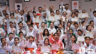 Keçiörenli sporcular karete kuşak sınavında ter döktü!
