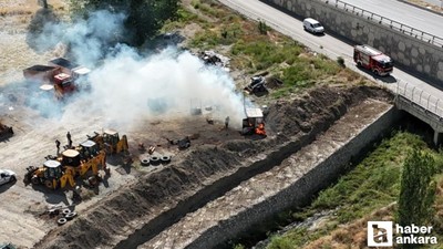Akyurt ilçesinde konteyner aniden patladı: Faciadan kıl payı dönüldü