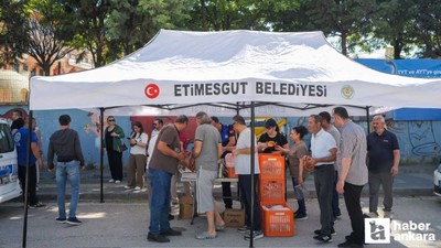 Etimesgut'ta YKS maratonunda öğrenci ve velilere destek