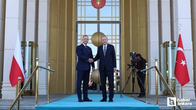 Cumhurbaşkanı Erdoğan, Polonya Cumhurbaşkanı Karol Nawrocki’yi kabul etti