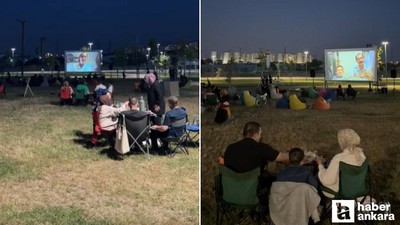 Sincan'da açık hava sineması etkinlikleri başladı