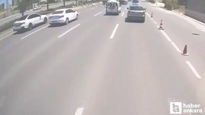 Etimesgut’taki otobüs kazasının güvenlik kamerası görüntüleri ortaya çıktı