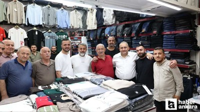 Mesut Özarslan, Osmanlı Halk Pazarı esnafını ziyaret etti!