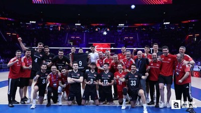 A Milli Erkek Voleybol Takımı, Belçika'yı 3-0 ile geçti