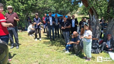Beypazarı'nda 7 köyün sakinleri yağmur ve şükür duasında buluştu
