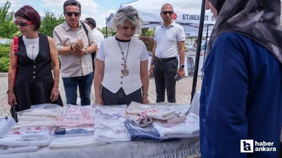 Etimesgut Belediyesi'nin 13. Kadın Emeği Pazarı vatandaşlarla buluşturuldu