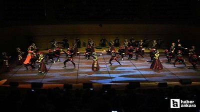 İstanbul Kafkas Dans Topluluğu "Kafkas Kartalları" başkentte sahne aldı