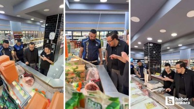 Sincan Belediyesi'nden market ve fırınlarda hijyen ve fiyat etiketi denetimi