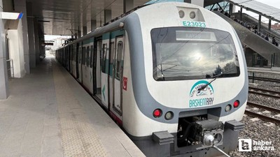 Başkentray'da 3 istasyonun geçici olarak  yolcu alımına kapatılacağı duyuruldu