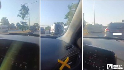 Eskişehir - Ankara yolunda kontrolden çıkan otomobil takla attı