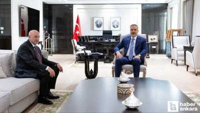 Bakan Fidan, Ankara İl Emniyet Müdürü Maksut Yüksek'i kabul etti