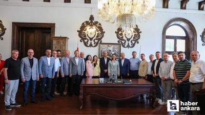 ABB Başkanı Mansur Yavaş, Edirne Belediyesi'ni ziyaret etti