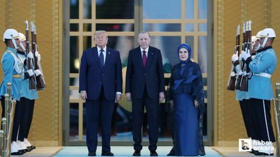 Cumhurbaşkanlığı Külliyesi'nde liderler ve eşleri onuruna resepsiyon