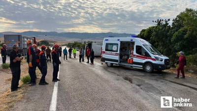 Kaman-Ankara yolunda kaza: Otobüs devrildi, 41 kişi yaralandı!