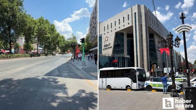 Kızılay'da güvenlik tedbirleri en üst seviyeye çıkarıldı