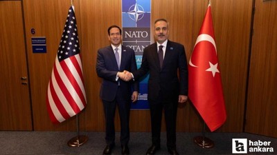 Bakan Fidan, ABD Dışişleri Bakanı Rubio ile Ankara'da görüştü