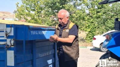 Başkentin ilçelerinde TMO hububat alımı devam ediyor