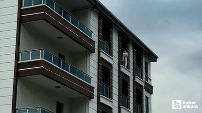 Pursaklar'da canına kıymak isteyen şahıs polislerce ikna edildi