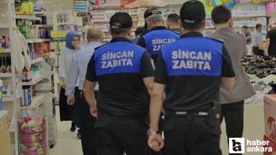 Sincan'da market denetimleri titizlikle sürüyor