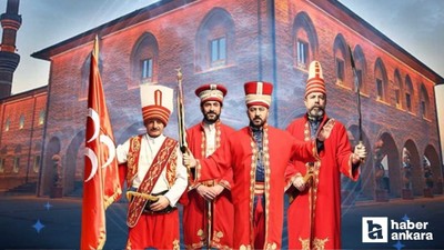 ABB'den Hacı Bayram-ı Veli Camisi avlusunda mehter gösterisi!