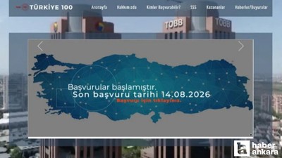 Türkiye 100 programı için başvurular 14 Ağustos tarihine kadar devam edecek!