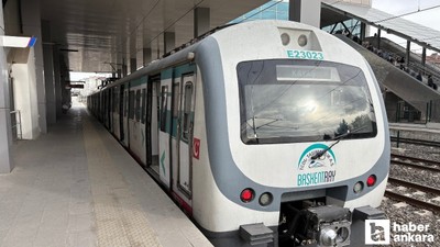 15 Temmuz'da Ankara'da Başkentray ücretsiz olacak!