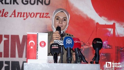 Aile Bakanı Göktaş: "FETÖ elebaşının kurduğu tuzak milletimizin dik duruşuyla darmadağın olmuştur"