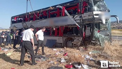 Amasya'da kaza yapan yolcu otobüsü devrildi: 2'si ağır 46 yaralı!