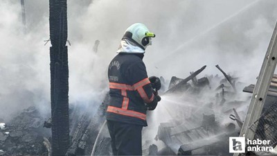 Çankırı'da bahçe yangını: Kömürlük küle döndü...