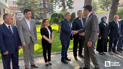 Kızılcahamam Kaymakamlığı'na atanan Faruk Erdem görevine başladı