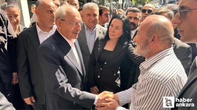 CHP Genel Başkanı Kılıçdaroğlu Altındağ'da esnafı ziyaret etti