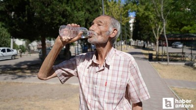 Ankara'da 34 yıldır su içemeyen yaşlı adamın yemek yeme sorunu başladı