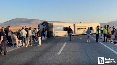 Kütahya'da yolcu otobüsü kaza yaptı: 31 yaralı!