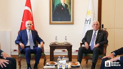 Numan Kurtulmuş, Müsavat Dervişoğlu'nu ziyaret edip "Terörsüz Türkiye" sürecini görüştü