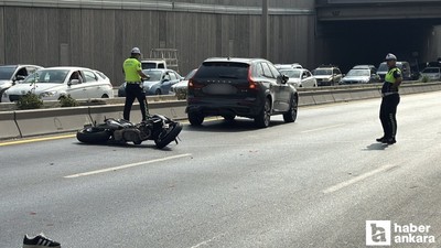 Altındağ'da trafik kazası: Motosiklet sürücüsü olay yerinde vefat etti