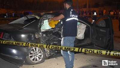 Kırıkkale'de otomobil ile motosiklet çarpıştı: 1 ölü, 1 yaralı