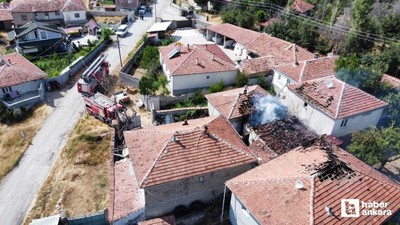 Çorum'da tandırda çıkan yangın az kalsın 3 evi kül ediyordu