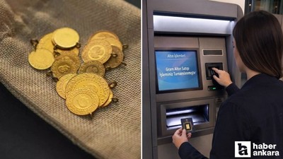 ATM'lerde fiziki altın satın alma dönemi başladı!