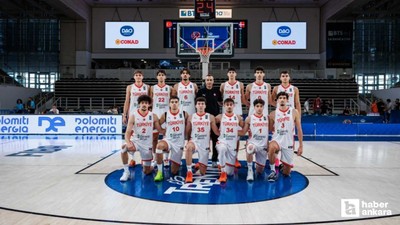 Avrupa 18 Yaş Altı Erkekler Basketbol Şampiyonası'nda Türkiye, Sırbistan'ı mağlup etti