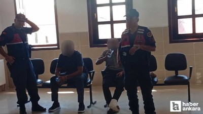 Güdül'de cinayet zanlısı 2 kişi adliyeye sevk edildi