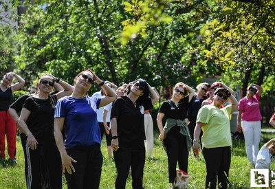 ABB'nin parklarda beraber spor yapma uygulaması bu senede başladı