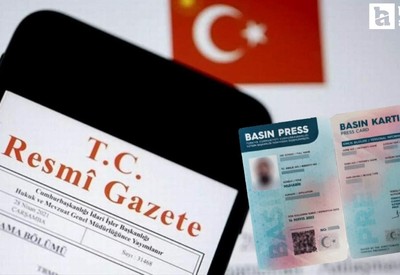 Basın Kartı yönetmelik değişikliği Resmi Gazete'de